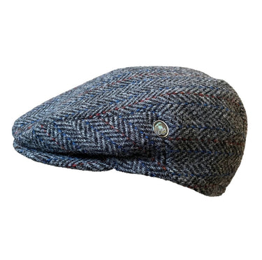 City Sport Cap Harris Tweed anthrazit - City Sport - hutwelt