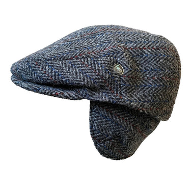 City Sport Cap Harris Tweed anthrazit - City Sport - hutwelt