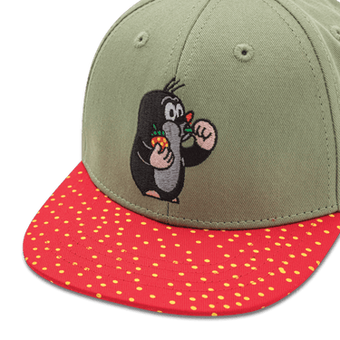 Koaa – Der kleine Maulwurf "Erdbeere" – Snapback green/red: 3 - 8 Years - koaa - hutwelt