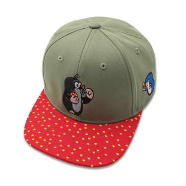 Koaa – Der kleine Maulwurf "Erdbeere" – Snapback green/red: 3 - 8 Years - koaa - hutwelt