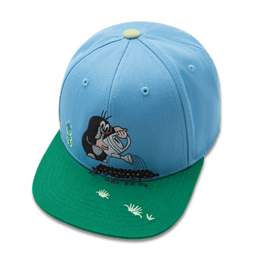 Koaa – Der kleine Maulwurf "Frühling" – Snapback blue/green: 3 - 8 Years - koaa - hutwelt