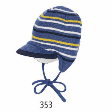 Sterntaler Strickmütze blau Ringelmuster - Sterntaler® - hutwelt
